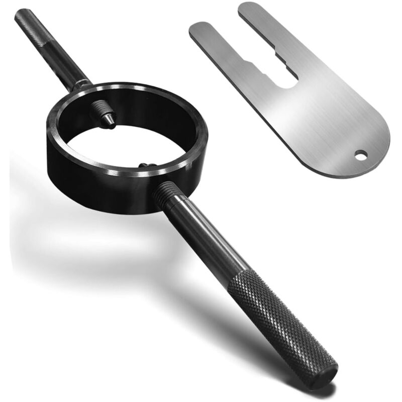 Gabelfederkompressor, Motorrad-Gabelfederkompressor-Werkzeugsatz Aluminium-Schraubenfederservice, Universal-Motorrad-Gabelfederkompressor