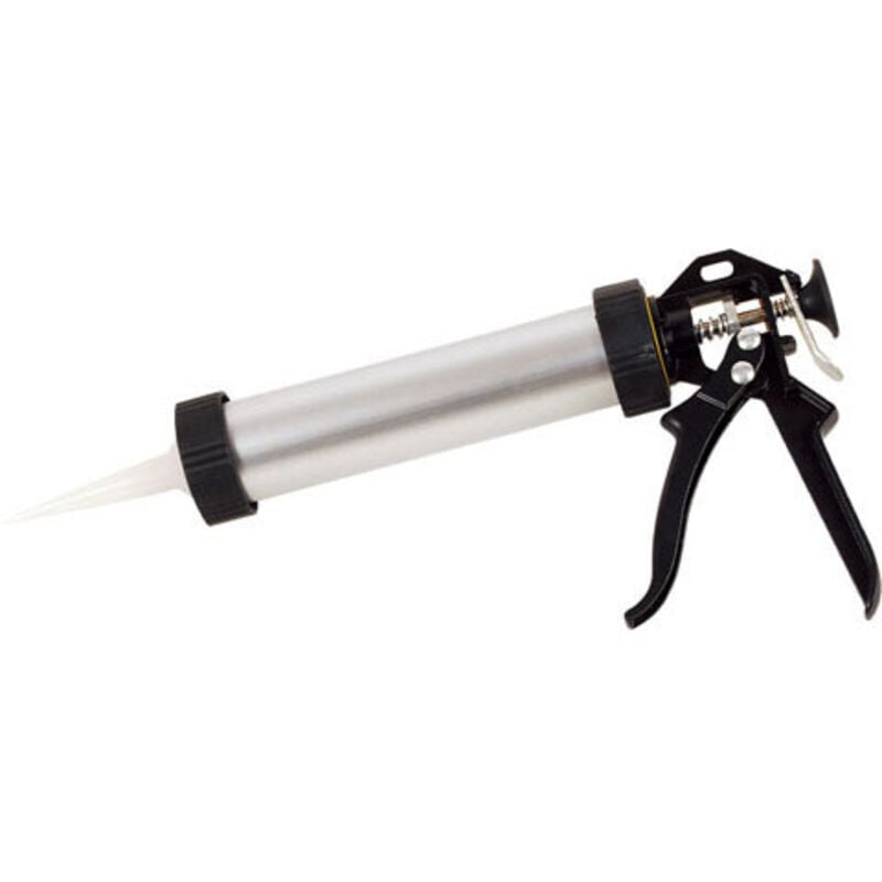 Gabrielle - 300 ml Sandstrahler-Zubehör, Klebepistolen, Kartuschenwerkzeug, Aluminiumgehäuse, Kartuschenpistole, langlebige Wurst-Silikonpistole,