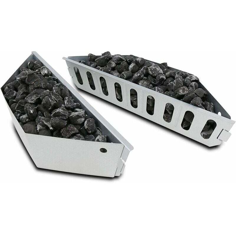Gabrielle - 7403 Edelstahl-Holzkohlekörbe für Weber-Grills und alle anderen Kamine, Weber 57 cm Kugelgrills, Weber One Touch und Master Touch