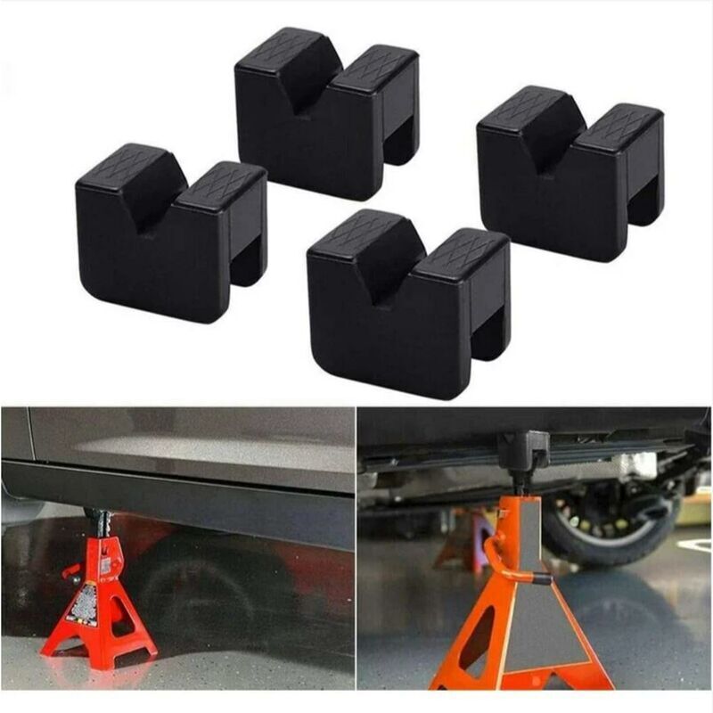 Gabrielle - Gummi-Wagenheber-Pad, 4 Stück, 63 x 50 x 44 mm, für Wagenheber, Universal-Gummi-Pad für Autos/SUV, robust und praktisch