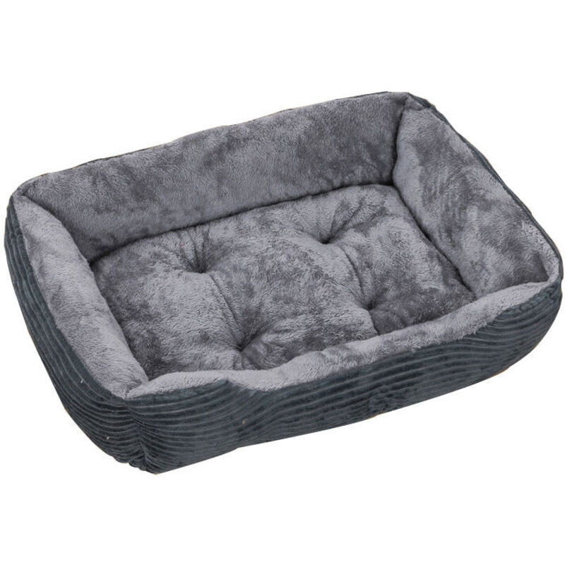 Gabrielle Superweiches Hundebett grau 50x38x15cm Hundebett
