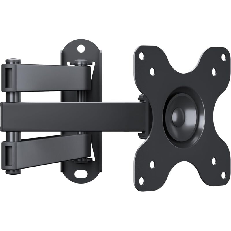 GABRIELLE TV-Wandhalterung für PC-Monitor, universell schwenkbar und neigbar, für 13–30 Zoll flache/gebogene Monitore und Fernseher bis zu 15 kg, 75