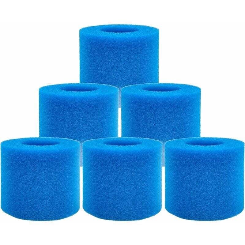Gabrielle Typ vi Schwammkartusche für Coleman Bestway Spa Ersatzfilter für SaluSpa 90352E für Lay-Z Spa Filterpumpe