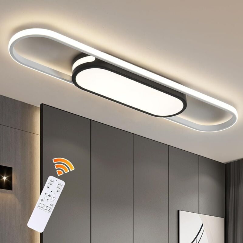 Led Deckenleuchte Moderne Deckenlampe Dimmbare Deckenleuchte mit Fernbedienung Deckenleuchte Flach Deckenleuchten für Wohnzimmer Küche Esszimmer