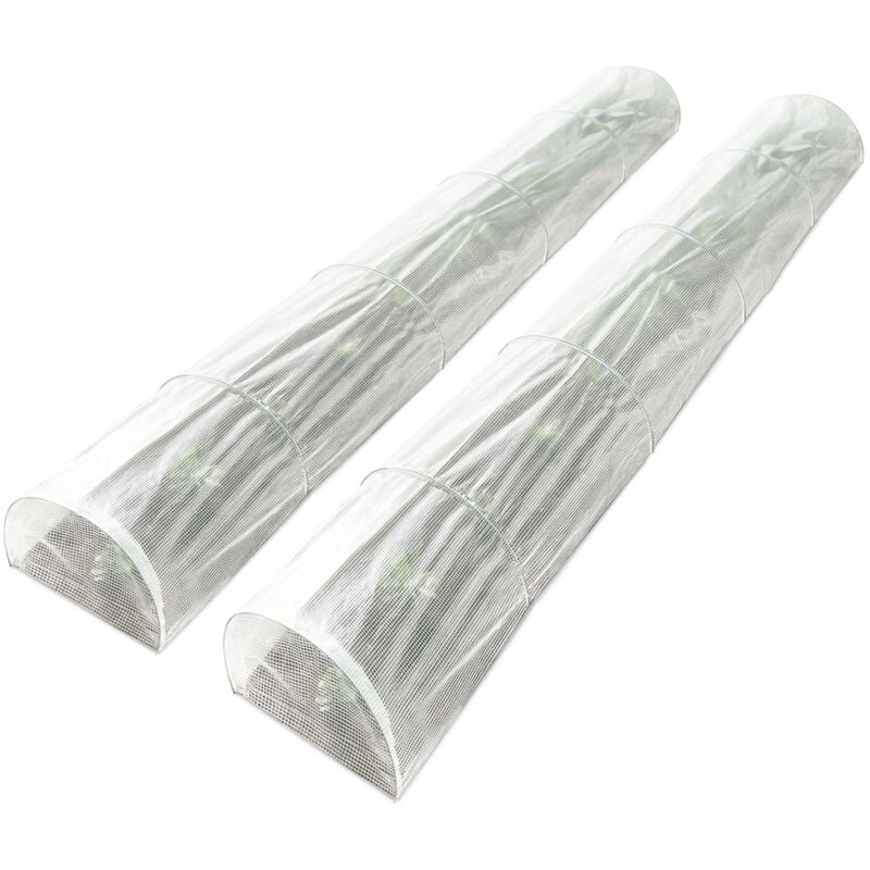 2er-Set Ganzjahres-Akkordeon-Treibhaustunnel pro 5M