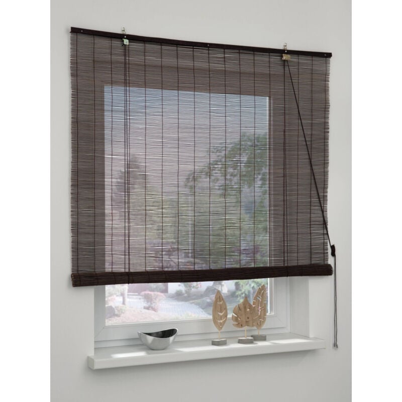 Bambus-Rollo schoko 60 x 160 cm Rollos & Zubehör - Gardinia