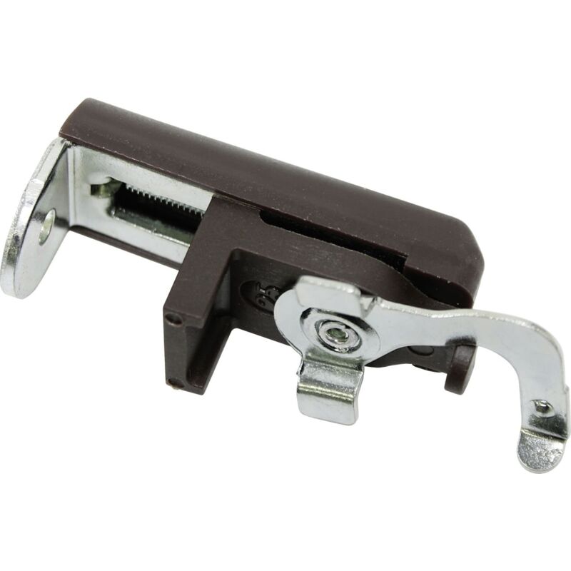 Gardinia - Klemmträger für Aluminium-Jalousien braun, Metall, 2 Stück Jalousien