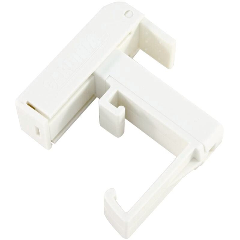 Gardinia Klemmträger für Aluminium-Jalousien weiß, Kunststoff, 2 Stück Jalousien & Zubehör