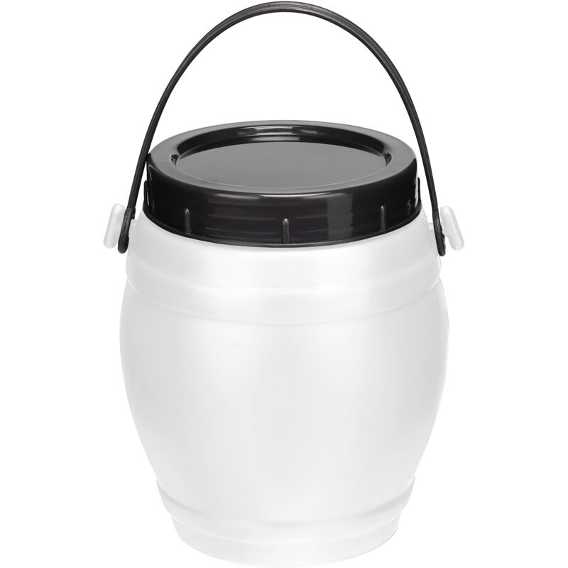 Garronda 1,5 Liter Behälter mit Deckel Futtertonne Weithalsfass BPA-frei Kleines Fass Wasser Box mit Deckel Ideal als transportbox Sichere