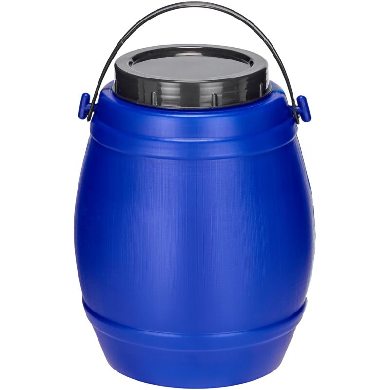 Garronda 2,5 Liter Behälter mit Deckel Futtertonne Weithalsfass BPA-frei Kleines Fass Wasser Box mit Deckel Ideal als transportbox Sichere