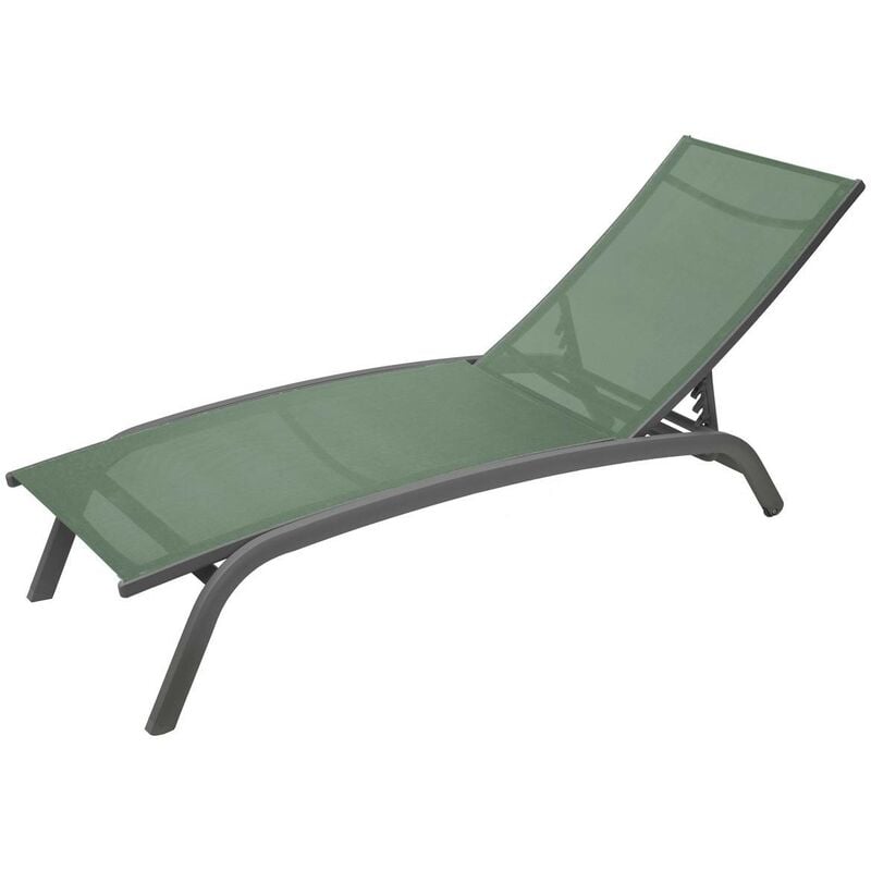 Hesperide - Liege Bonao in Olivgrün und Graphitgrau - 2 Räder - epoxidbeschichtetes Aluminium - Texalin - Hespéride