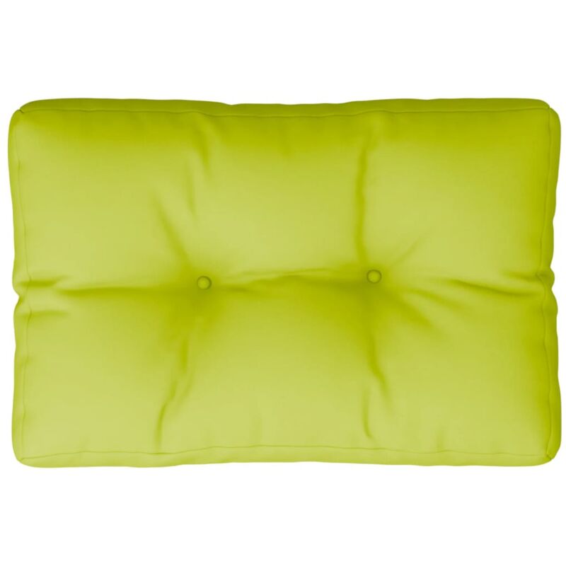Palettenkissen Knallgrün 50x40x12 cm Stoff Vidaxl