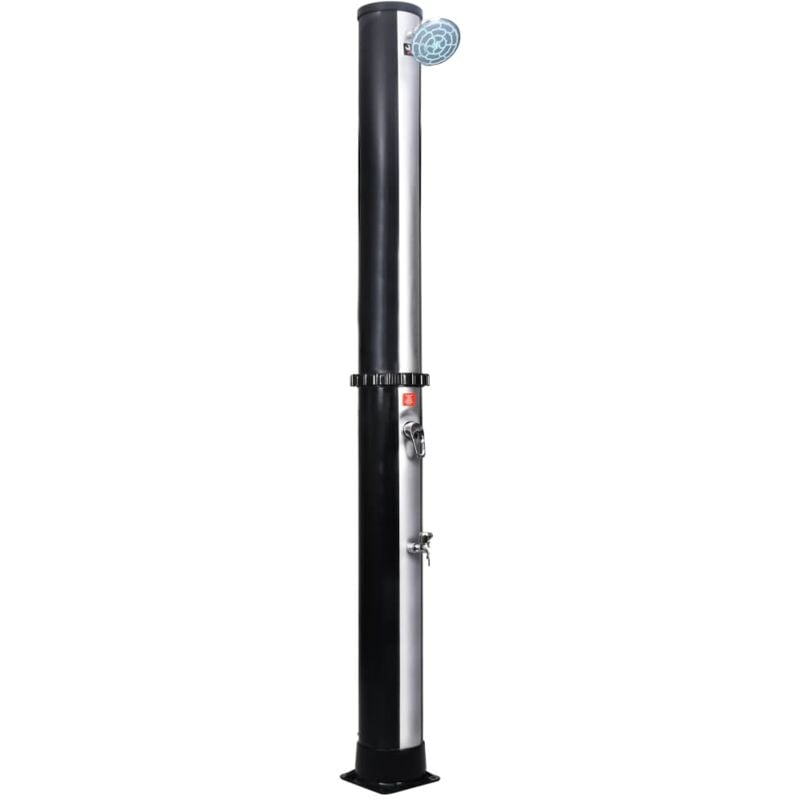 Solardusche mit Duschkopf und Wasserhahn 40 l Vidaxl