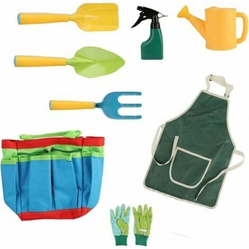 Gartengeräte für Kinder, Gartenset für Kinder, tragbare Kinder-Gartengeräte, Tragetasche, Gartenzubehör, Gartengeräte für Kinder,