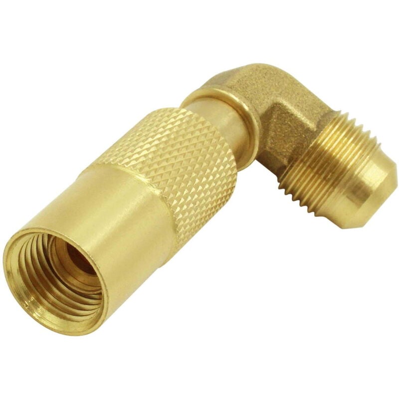 Propan-Winkeladapter, 3/8 Zoll Außengewinde, Winkel-Umrüstfitting für Blackstone-Tischgrill – 17 Zoll und 22 Zoll, tragbarer Gasgrill, Anschluss für