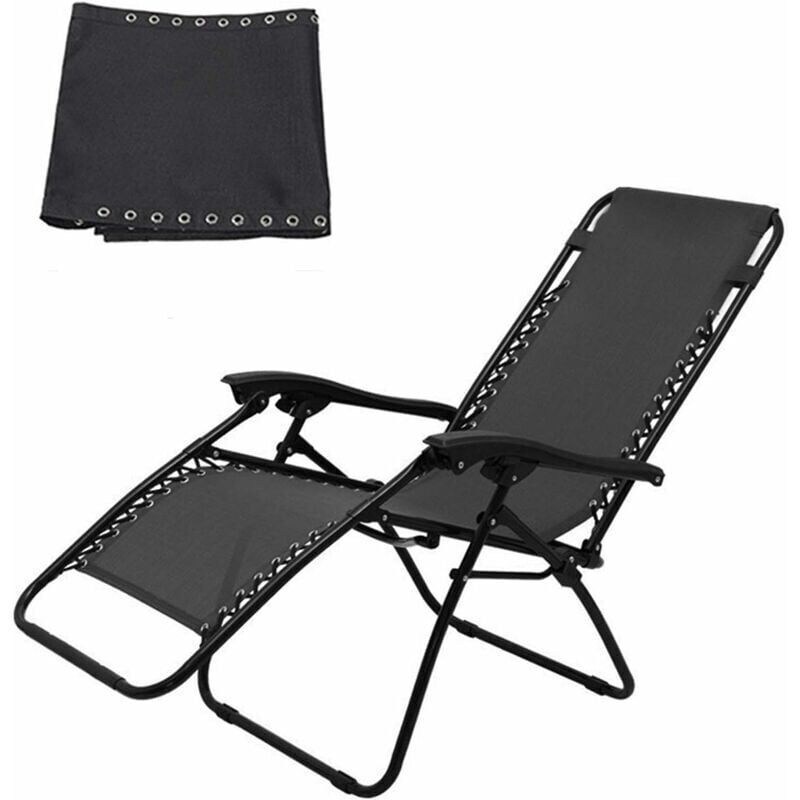 Gartenmöbelabdeckung, universelle Liegestuhl-Leinwand, strapazierfähiger, atmungsaktiver Ersatzstoff für Gartenliegen (nur Leinwand)