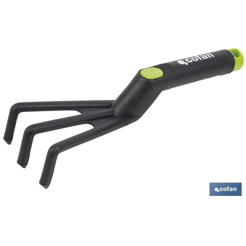 Cofan - Gartenrechen aus Nylon Ideal für Töpfe, Pflanzgefäße oder kleine Grünflächen