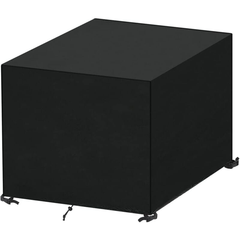 Gartentisch Abdeckung 80x80x80cm, Abdeckhaube Gartenmöbel Quadratisch Lounge Abdeckung Wasserdicht Abdeckplane für Gartenmöbel Winterfest