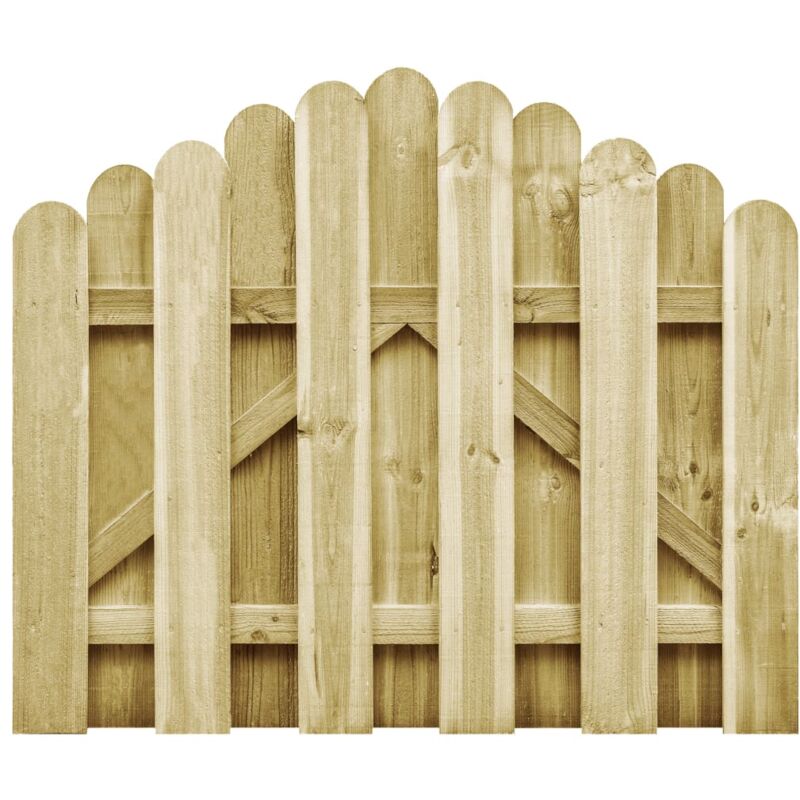 Maison Chic - Gartentor,Gartenzaun Tor,Gartentür Imprägniertes Kiefernholz 100x75 cm JDVN626902 BonneVie