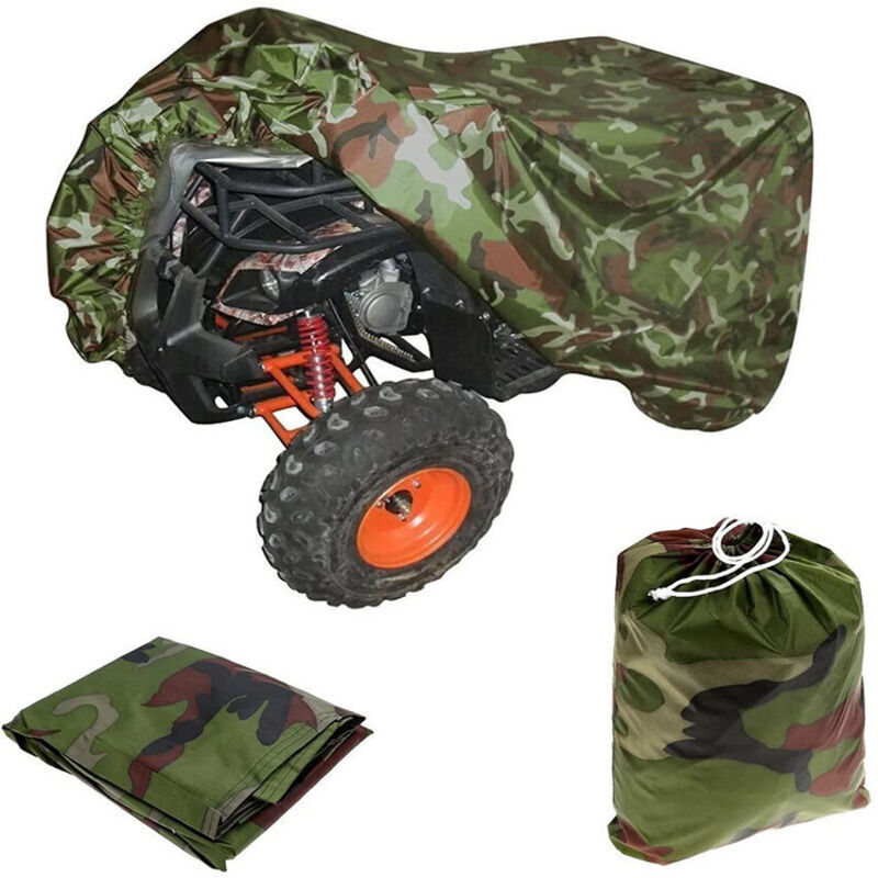 Gartentraktor-Abdeckung, Aufsitzmäher-Abdeckung, 420D Oxford-Gewebe-Plane, winddicht, regendicht, staubdicht und UV-beständig (210 x 120 x 115 cm)