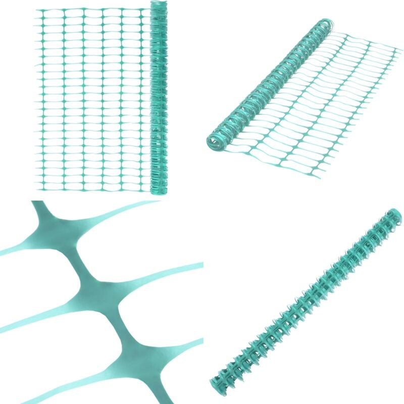 Gartenzaun 30 m Grün - Gartenzaun - Schutznetz - Absperrgitter - Sicherheitszaun - Begrenzungsgitter - Home & Living