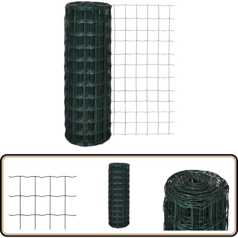 Gartenzaun Gitterzaun gitter 25x1,2m Maschendraht - Gartenzaun - Maschendrahtzaun - Metallzaun - Stabiler Zaun - Gartenzäune