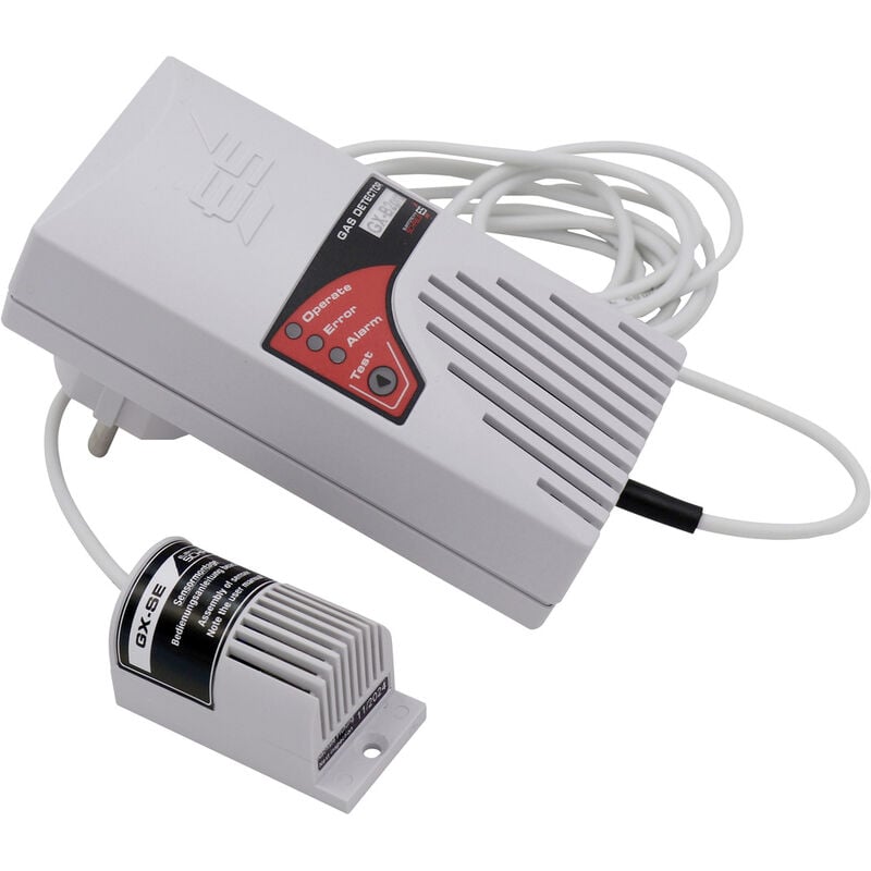GX-B2pro ext. Sensor se Gasmelder mit externem Sensor netzbetrieben, über Steckdose detekti - Schabus
