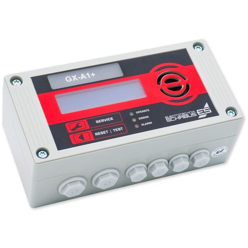 GX-A1+ Zentrale ohne Sensor netzbetrieben detektiert Propan, Butan, Methan, Ethanol, Kohlen - Schabus