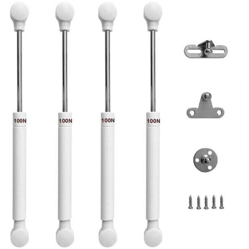 Resorte de gas para gabinete de cocina de 4 puertas, resortes de gas, pistones amortiguadores, soporte neumático para puertas elevables y muebles