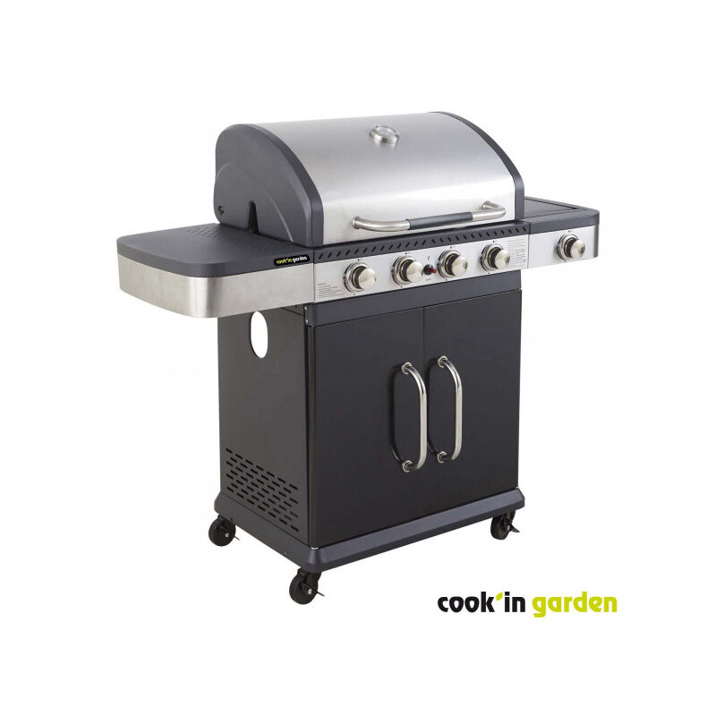 Cook'in Garden - Gasgrill auf beinen 4 brenner 14,5kw am064sbi