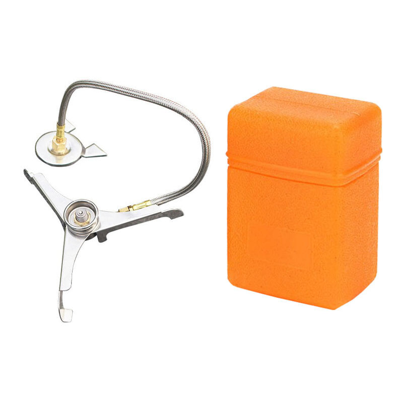 Gasherd-Nockenanschluss, Tank-Konverter-Adapter, Gas-Konverter-Anschluss, Mini-Außenofen-Brenner-Adapter, langer Zylinder, Tank, Gas-Adapter