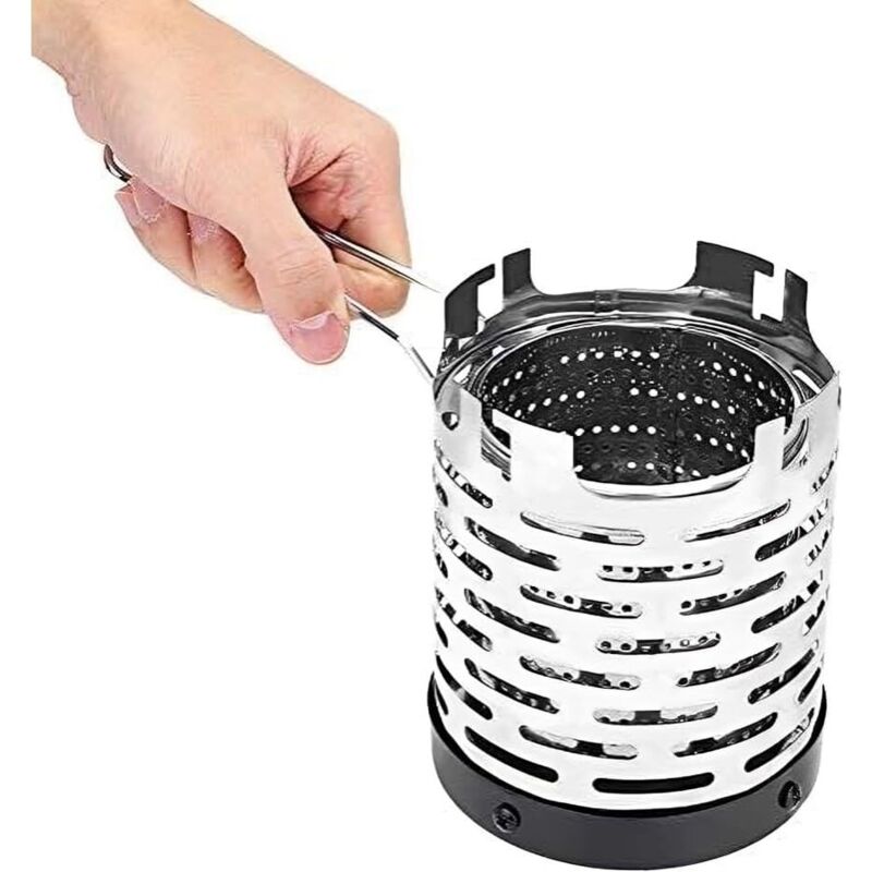 Gaskocher-Heizset – Gas-Campingkocher-Heizung – Zeltheizungsabdeckung – Camping-Gasheizung aus Edelstahl