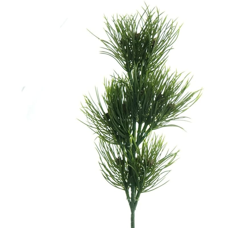 Kiefernzweig Grün mit Zapfen 46 cm - Kunstblumen - Gasper