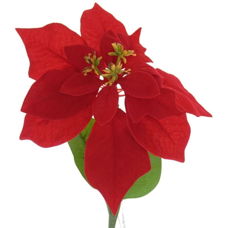 Weihnachtsstern - Poinsettie Rot 60 cm - Kunstblumen - Gasper