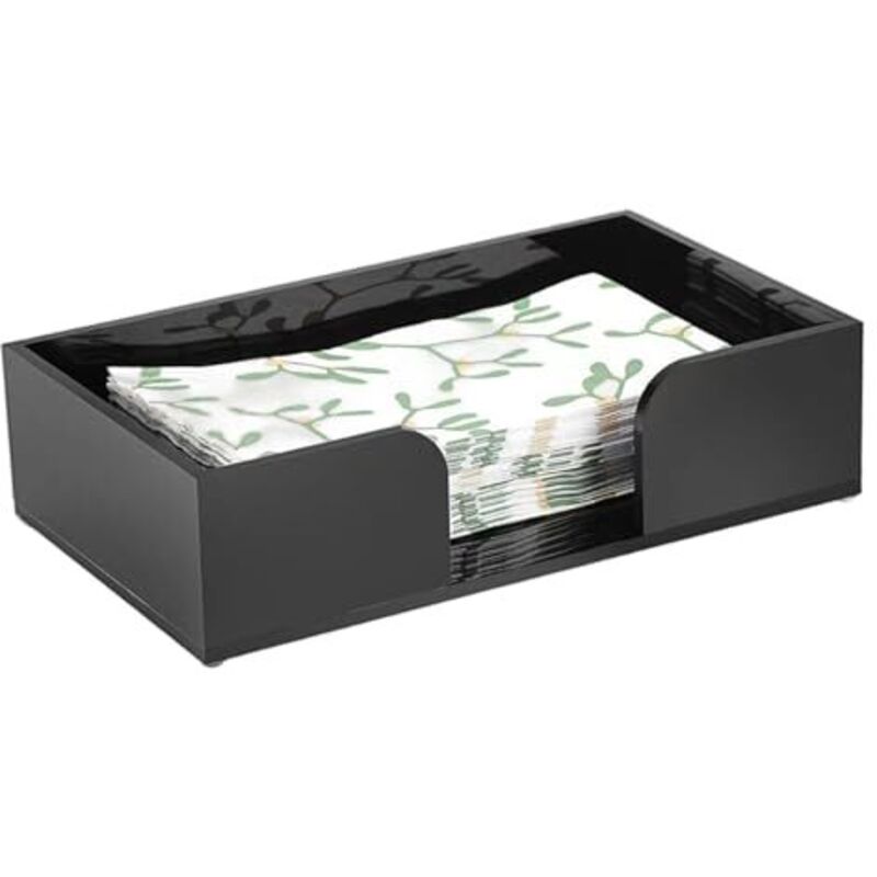 Gästehandtuchhalter, rechteckiger Handtuchhalter aus Acryl, dekoratives Tablett für Badezimmer, Badezimmer-Wickeltisch, Toilettentank, Küchentisch,