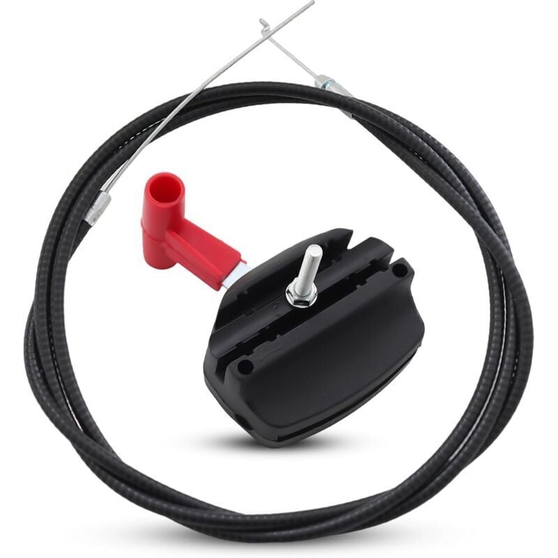 Gaszug für Rasenmäher, Rasenmäherkabel, Gaszug, Griffsatz für Benzin-Elektro-Rasenmäher, Universal-Gaszug für Rasenmäher Mumu