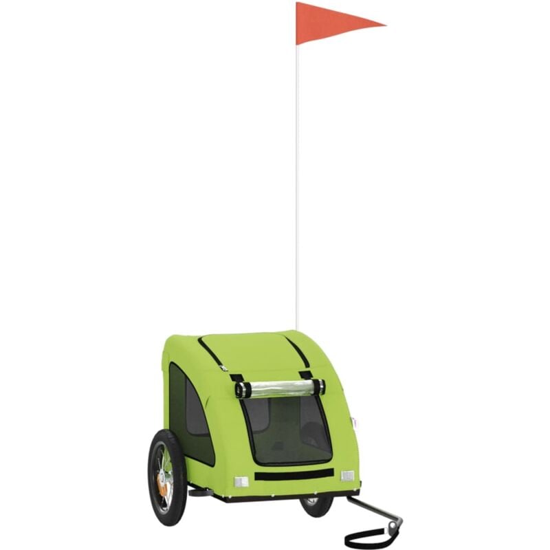 Gbly - Fahrradanhänger Hunde Grün Oxford-Gewebe und Eisen