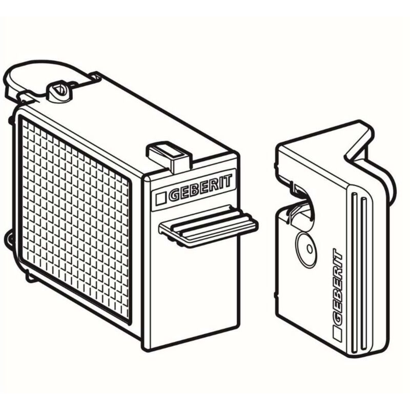 Zubehör - Schublade mit Filter für Geruchsabsaugung DuoFresh 243.970.00.1 - Geberit