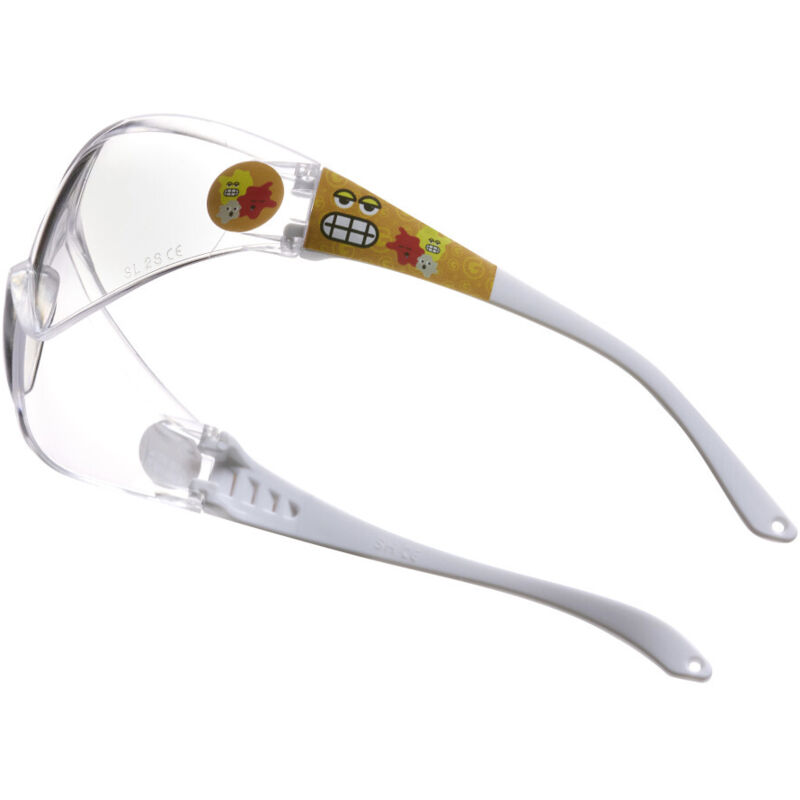Gebol Schutzbrille Little Helpers Emoji orange klar Schutzbrille