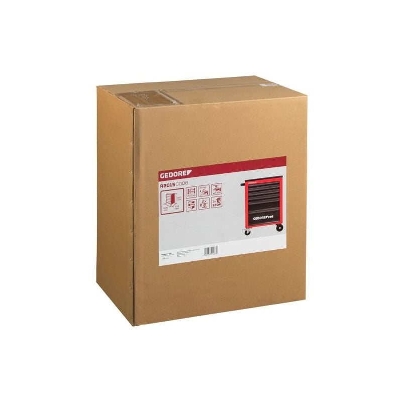 Werkstattwagen mechanic 6 Schubladen 910x628x418 mm - Gedore