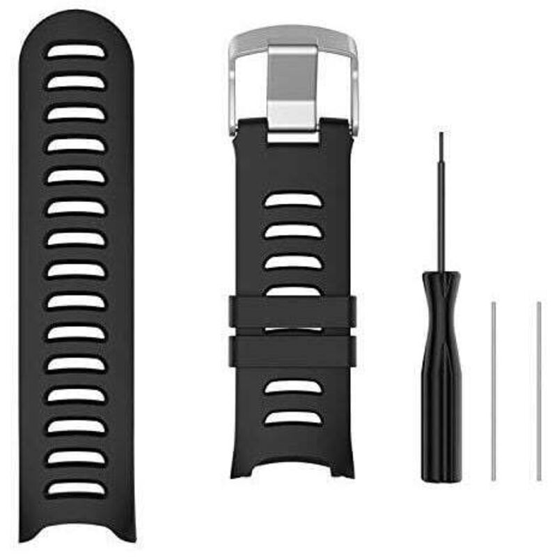 Geeignet für das Jiaming-Ersatz-Silikonarmband für Garmin Forerunner 610 mit Werkzeugmesser