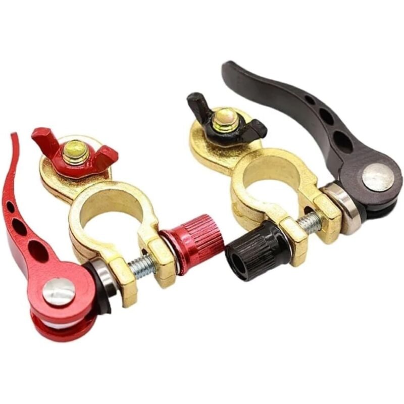 Geeignet für ein Paar 70-mm-M8-Batterieanschlüsse aus Messing für Pkw, Lkw, Wohnmobile und Lkw-Zubehör