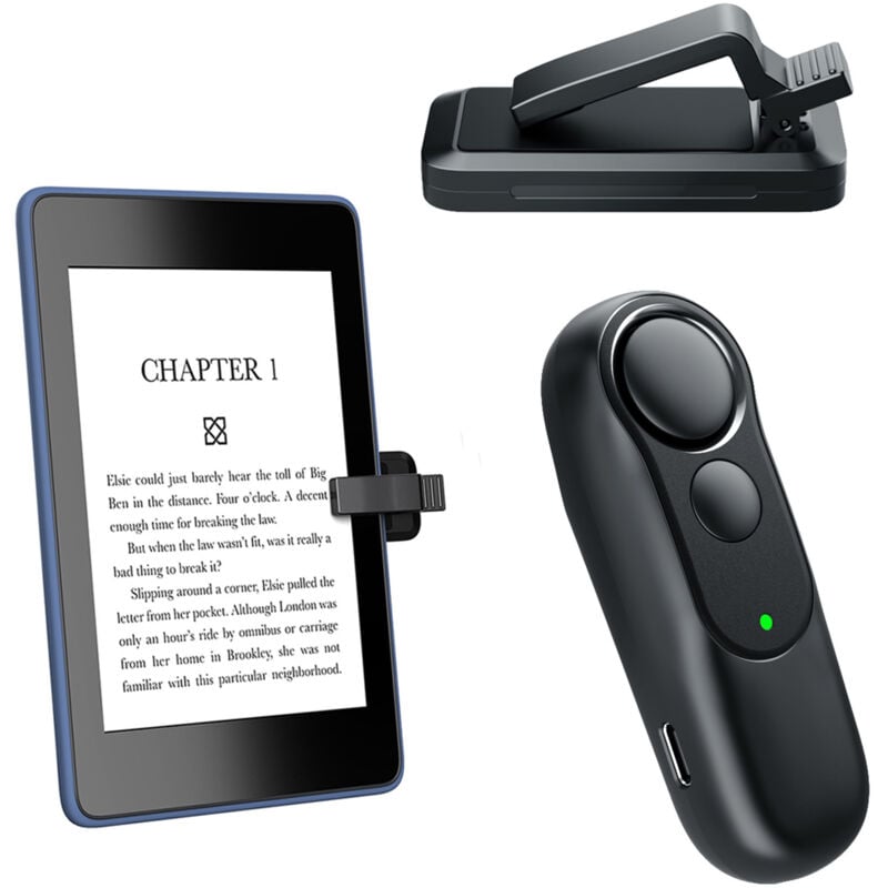 Geeignet für Fernbedienung, Seitenwender auf Kindle, Paperwhite, Zubehör, Lesen, Kobo, Surface, Comics/Romane, iPhone, Android-Tablets, Fotoaufnahme,