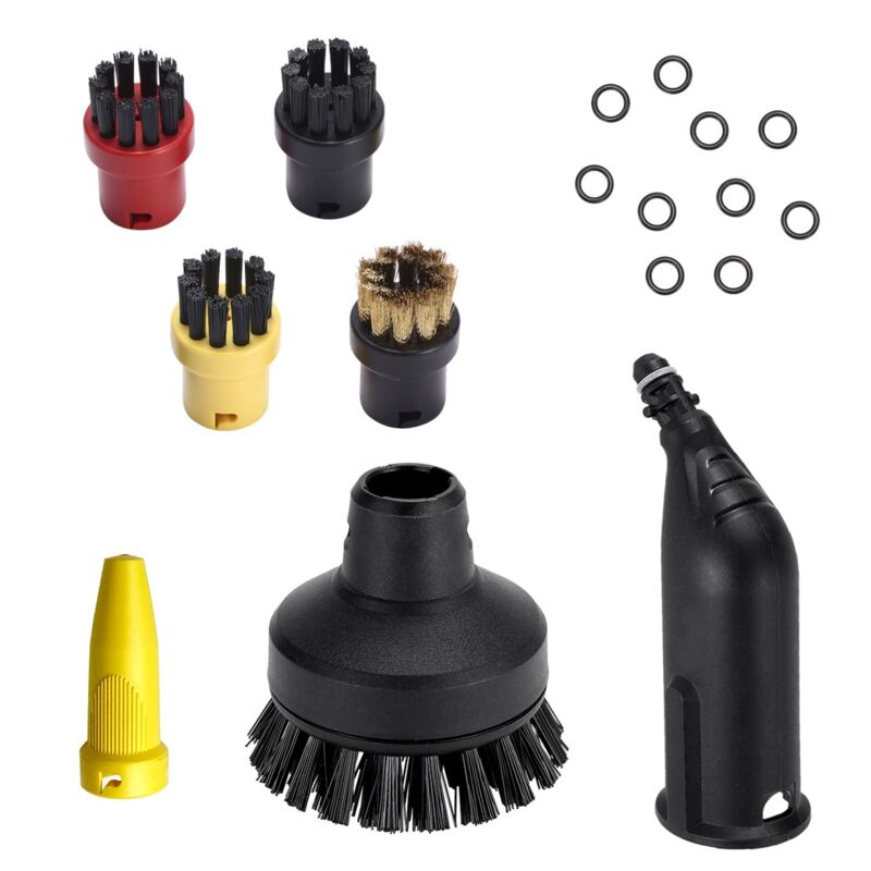 Geeignet für Zubehör für Kärcher Dampfreiniger: kleine Rundbürste, Kupferbürste, Bürstkopf, Rollbürste, Zubehör für Kärcher Dampfreiniger, SC-Besen