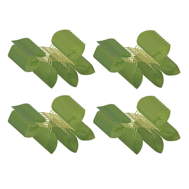 GefäLschte KüNstliche BläTter für Dekorationen - 36 Seiden GrüNe BlüTen mit Realistischen Ranken Flexible Stiele