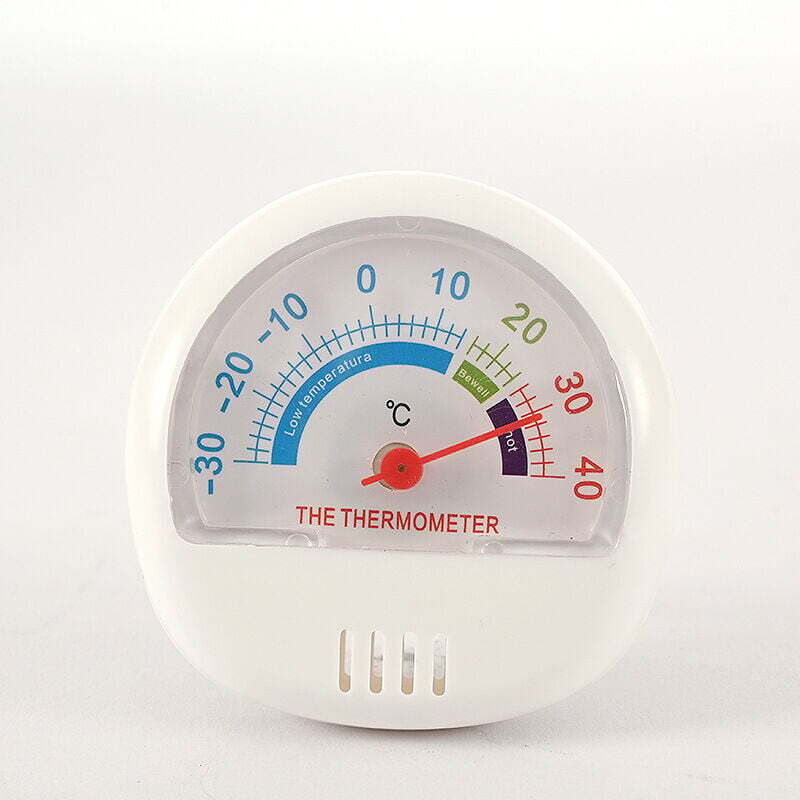 Gefrierschrankthermometer für Kühlschrank, mechanisches Gefrierschrankthermometer Kühlschrank mit großem Zifferblatt und analogem Gefrierschrank mumu