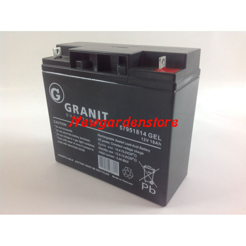 GEL-Batterie Elektrostarter Rasentraktor 12V 18Ah 1117-2013-01