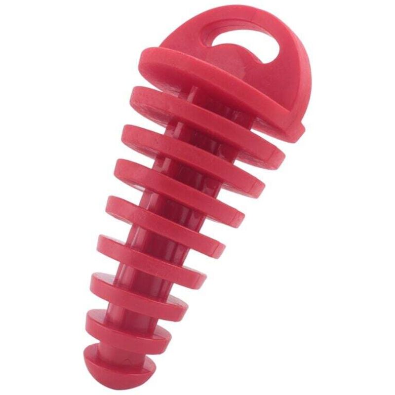 Geräuschloser Dichtungsstopfen für Motorrad, Dirtbike, ATV, Quad, 2-Takt, 4-Takt, Rot