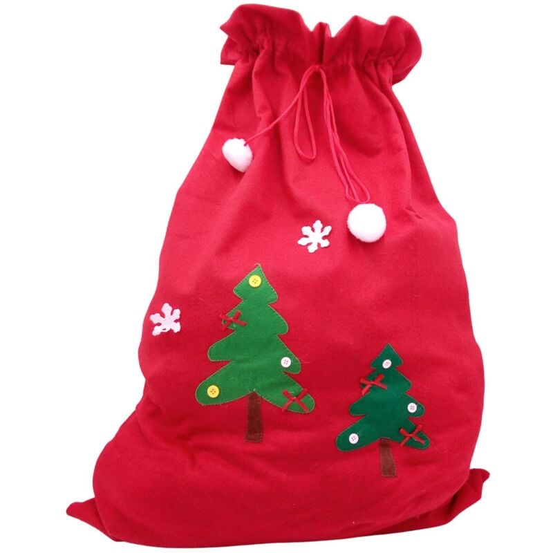Geschenke Sack Weihnachten Filz 60x90cm Geschenkbeutel Nikolaus Weihnachtsmann - Tannenbaum