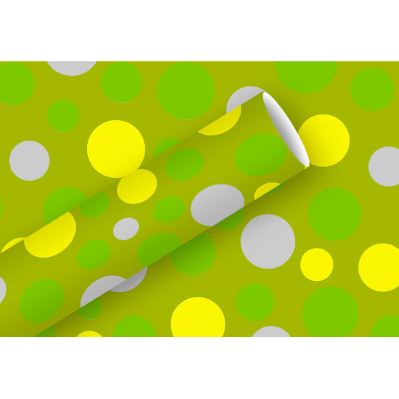Geschenkpapier bunte Punkte 1,5 m
